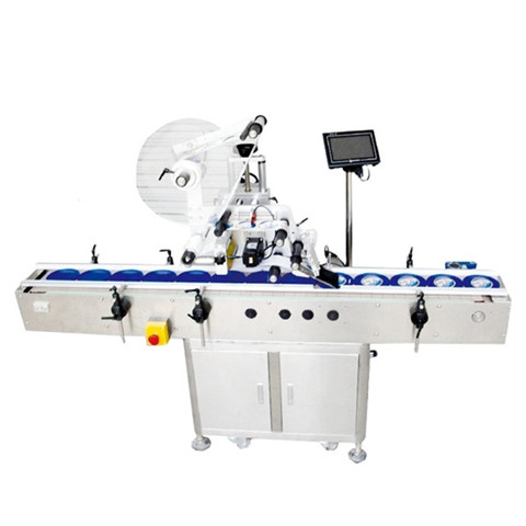 Sticker Instant Noodles Cap Top Surface Labeling Machine