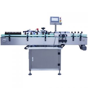 Sapfles Zelfklevende labelapplicator voor ronde fles