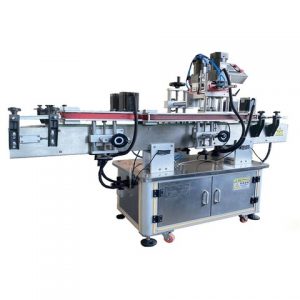 Labeler-machine voor wijnfles